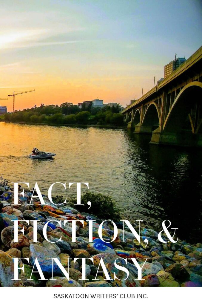 Cover of Fact, Fiction, and Fantasy with picture of University Bridge